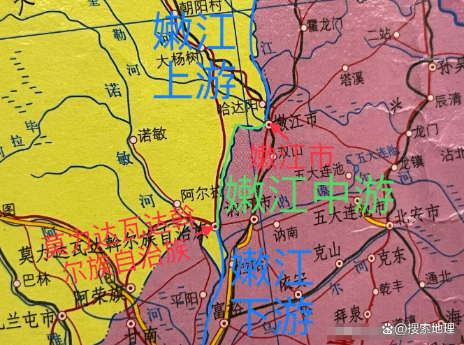 嫩江县全新高清地图大揭秘